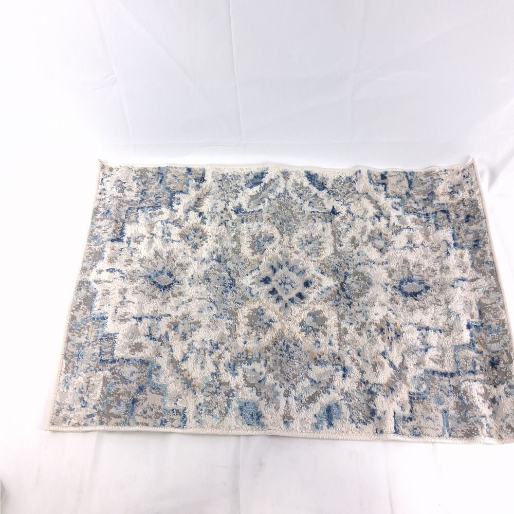 2' x 3' Runner Rug Mohawk Home Lambert Blue Rug (Pyramus Pattern) - Picture 11 of 11